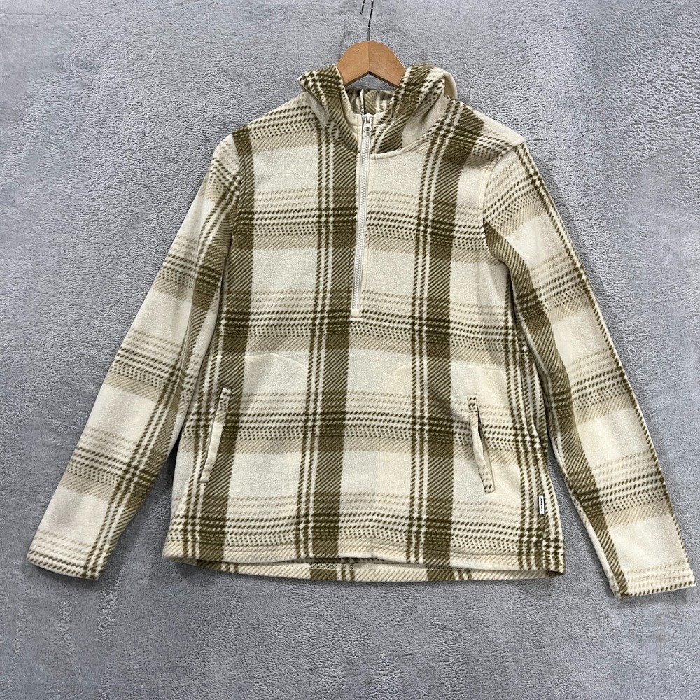 O'Neill Hoodie Women's Small Super Soft Half Zip Pullover Polar Fleece Boho Y2k